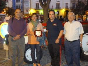 Con la alcaldesa de Caspe